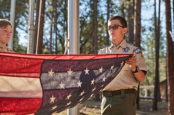 Eagle Scout Folding Flag